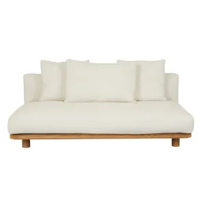 Tolv Islet 2 Seater Left Arm - Gesso - Light Oak by Tolv, a Sofas for sale on Style Sourcebook