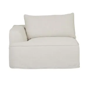 Airlie Slouch 1 Seater Left Arm Sofa - Eames Parchment by GlobeWest, a Sofas for sale on Style Sourcebook