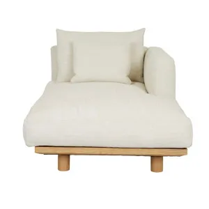 Tolv Islet 2 Seater Left Arm - Gesso - Light Oak by Tolv, a Sofas for sale on Style Sourcebook