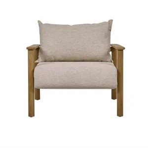 Javea Sofa Chair - Bluff - Natural Teak by GlobeWest, a Outdoor Chairs for sale on Style Sourcebook