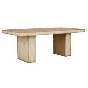 Porto Dining Table - Natural Oak - Shell by GlobeWest, a Dining Tables for sale on Style Sourcebook