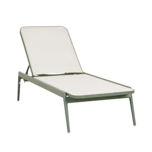 Portsea Classic Sunbed - Jade - White by GlobeWest, a Outdoor Sunbeds & Daybeds for sale on Style Sourcebook