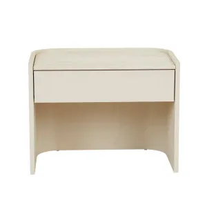 Elsie Bedside - Natural Travertine - Shell by GlobeWest, a Bedside Tables for sale on Style Sourcebook