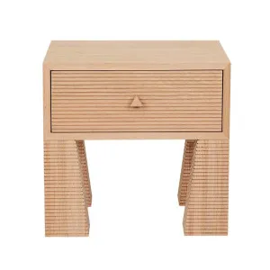 Solstice Cairo Bedside - New Oak by GlobeWest, a Bedside Tables for sale on Style Sourcebook