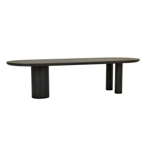 Seb Oval Dining Table - Black Oak by GlobeWest, a Dining Tables for sale on Style Sourcebook