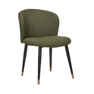 Sara Dining Chair - Military Green - Black by GlobeWest, a Chairs for sale on Style Sourcebook