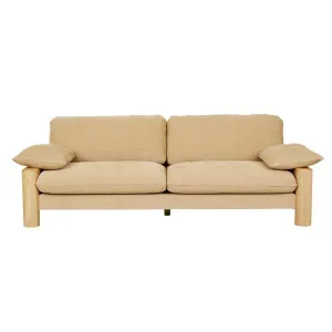 Hugo Remy 3 Seater Sofa - Copeland Honey - Natural Ash Veneer by GlobeWest, a Sofas for sale on Style Sourcebook