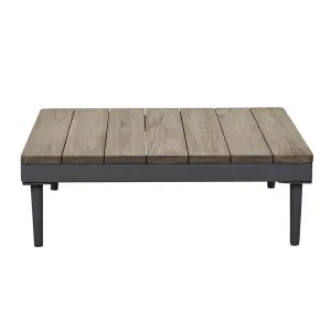 Cabana Weave Square Coffee Table - Clay Teak - Graphite by GlobeWest, a Tables for sale on Style Sourcebook