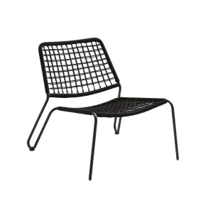 Pier Pipe Occasional Chair - Black by GlobeWest, a Outdoor Chairs for sale on Style Sourcebook