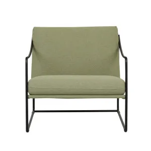 Allegra Outdoor Sofa Chair - Moss - Black by GlobeWest, a Outdoor Chairs for sale on Style Sourcebook