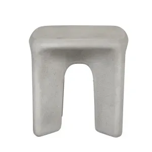 Petra Arch Side Table - Linen by GlobeWest, a Tables for sale on Style Sourcebook