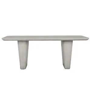 Petra Arch Dining Table - Linen by GlobeWest, a Tables for sale on Style Sourcebook