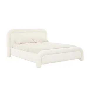 Almos Chubby Bed - Ivory Boucle by GlobeWest, a Bed Heads for sale on Style Sourcebook