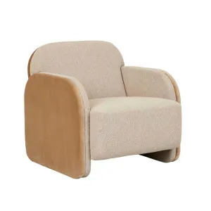 Livia Occasional Chair - Dijon Velvet - Biscotti by GlobeWest, a Chairs for sale on Style Sourcebook