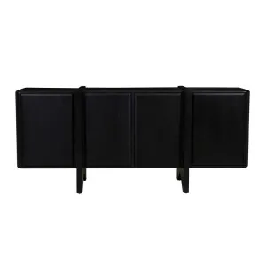 Pane Buffet - Matt Black Oak by GlobeWest, a Sideboards, Buffets & Trolleys for sale on Style Sourcebook