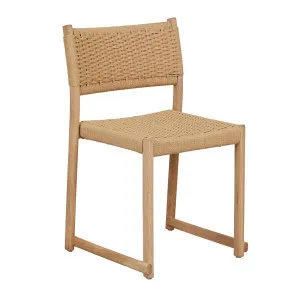 Anton Dining Chair - Natural Papercord - Light Oak by GlobeWest, a Chairs for sale on Style Sourcebook