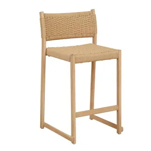 Anton Barstool - Natural Papercord - Light Oak by GlobeWest, a Bar Stools for sale on Style Sourcebook