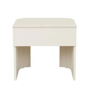 Kingsley 1 Drawer Bedside - Bone by GlobeWest, a Bedside Tables for sale on Style Sourcebook