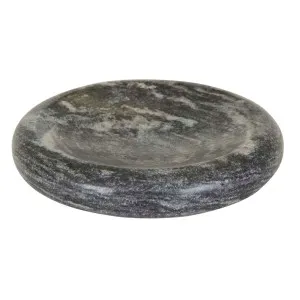 Rufus Indra Shallow Bowl - Black Marble by GlobeWest, a Decorative Plates & Bowls for sale on Style Sourcebook