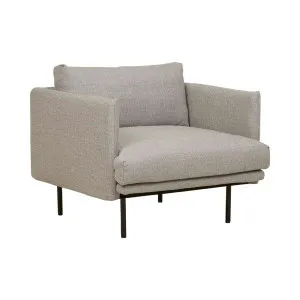 Vittoria Sleek Sofa Chair - Grey by GlobeWest, a Chairs for sale on Style Sourcebook