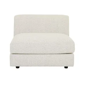 Madrid Curve 1S Centre Sofa - Grey Speckle Boucle by GlobeWest, a Sofas for sale on Style Sourcebook