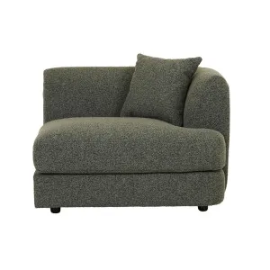 Madrid Curve Croner Sofa - Green Boucle by GlobeWest, a Sofas for sale on Style Sourcebook