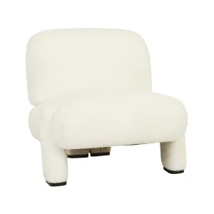 Allora Occasional Chair - Chalk Boucle by GlobeWest, a Chairs for sale on Style Sourcebook