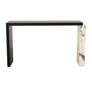 Cube Console - Matt Ocean Marble - Matt Dark Oak by GlobeWest, a Console Table for sale on Style Sourcebook