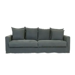 Sketch Sloopy 3 Seater Sofa - Kale Linen by Sketch, a Sofas for sale on Style Sourcebook