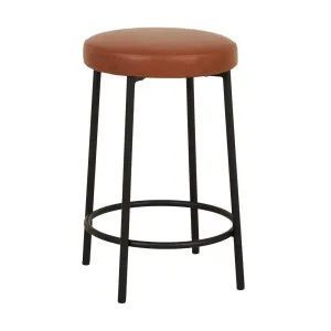 Alden Barstool - Tan - Black by GlobeWest, a Bar Stools for sale on Style Sourcebook