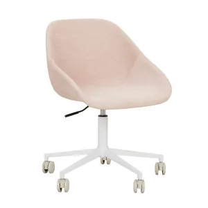 Cooper Office Chair - Copeland Dusk - White by GlobeWest, a Chairs for sale on Style Sourcebook