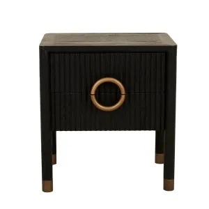 Odette Bedside - Matt Black by GlobeWest, a Bedside Tables for sale on Style Sourcebook