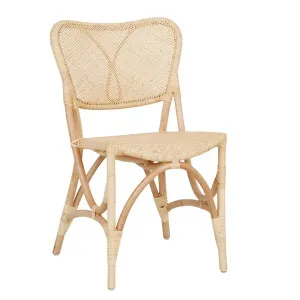 Luella Dining Chair - Natural Rattan by GlobeWest, a Chairs for sale on Style Sourcebook