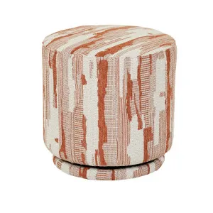 Kennedy Ridge Ottoman - Rust Clay by GlobeWest, a Ottomans for sale on Style Sourcebook