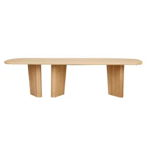 Jasper Asymmetric Dining Table - Oak by GlobeWest, a Dining Tables for sale on Style Sourcebook