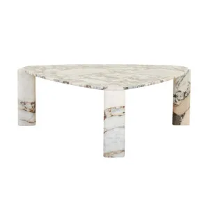 Amara Delta Coffee Table - Natural Ocean Marble by GlobeWest, a Coffee Table for sale on Style Sourcebook