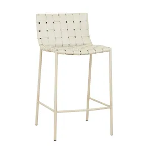 Everly Barstool - Linen Grey - Matt Linen Grey by GlobeWest, a Bar Stools for sale on Style Sourcebook