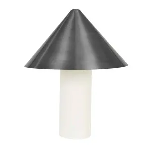 Easton Tipi Table Lamp - Chrome - Matt Ivory by GlobeWest, a Table & Bedside Lamps for sale on Style Sourcebook