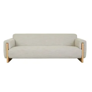 Airlie Wrap 3 Seater Sofa - Feather - Natural Ash Veneer by GlobeWest, a Sofas for sale on Style Sourcebook