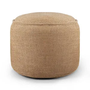 Ethnicraft Outdoor Donut Ottoman - Marsala Check by GlobeWest, a Outdoor Benches for sale on Style Sourcebook