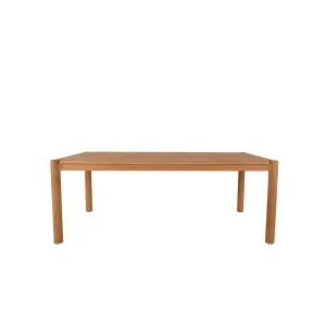 Linea Oslo Outdoor Dining Table - Natural Teak by GlobeWest, a Tables for sale on Style Sourcebook