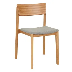 Sketch Poise Upholstered Dining Chair - Dawn - Light Oak by Sketch, a Chairs for sale on Style Sourcebook