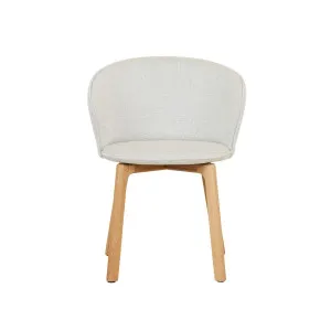 Sketch Glide Dining Armchair - Snow - Light Oak by Sketch, a Chairs for sale on Style Sourcebook