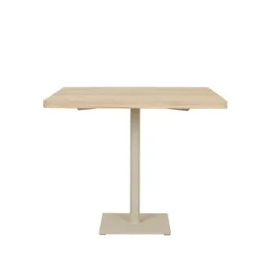 Tide Square Dining Table - Aged Teak - Linen Metal by GlobeWest, a Tables for sale on Style Sourcebook