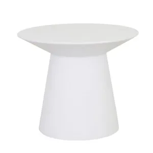 Livorno Round Side Table - White Speckle by GlobeWest, a Tables for sale on Style Sourcebook