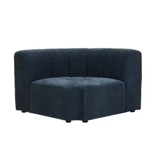 Juno Channel 1 Seater Right Arm Sofa - Copeland Ink by GlobeWest, a Sofas for sale on Style Sourcebook