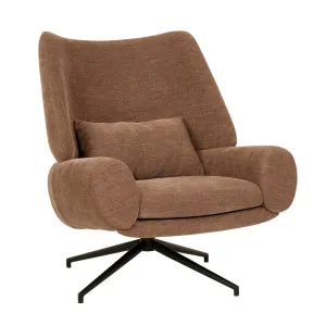 Rowan Occasional Chair - Copeland Hazel - Black Metal by GlobeWest, a Chairs for sale on Style Sourcebook