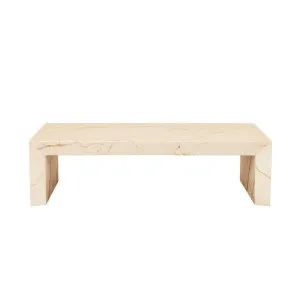 Elle Monument Coffee Table - Matt Brown Vein Marble by GlobeWest, a Coffee Table for sale on Style Sourcebook