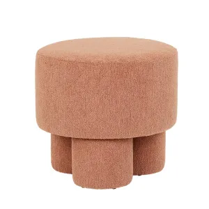 Cade Ottoman - Coral by GlobeWest, a Ottomans for sale on Style Sourcebook