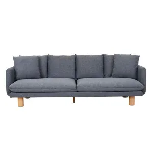 Vittoria Elliot 4 Seater Sofa - Prussian - Natural Ash Veneer by GlobeWest, a Sofas for sale on Style Sourcebook